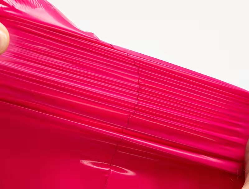 龙陵玫红色快递袋-05